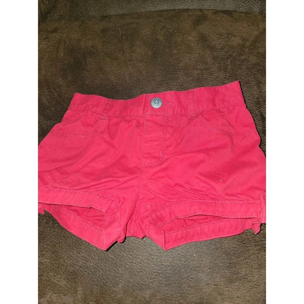 Gymboree‎ parisian afternoon polka dot top size 4t red shorts size 3t